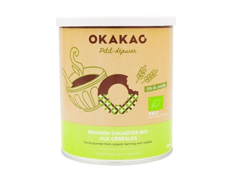 Boisson cacaotée Bio aux céréales - 400g