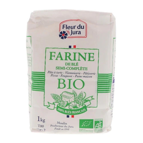 Farine de blé semi complète bio - 1kg