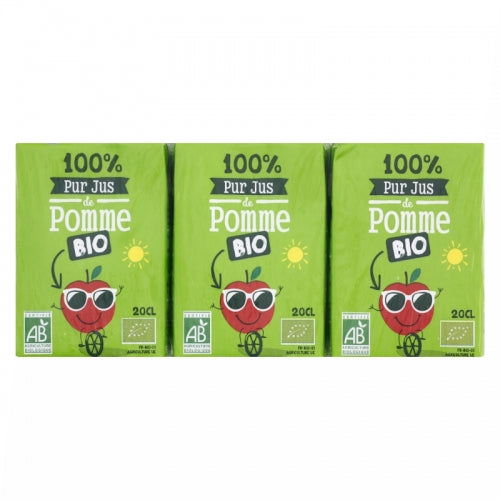 Jus de pomme bio x6 ( 20cl)
