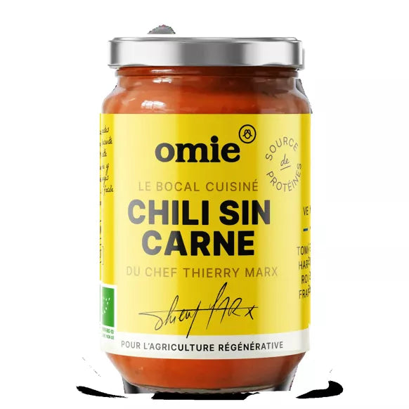 Chili sin carne bio - tomates et haricots rouges français (340g)