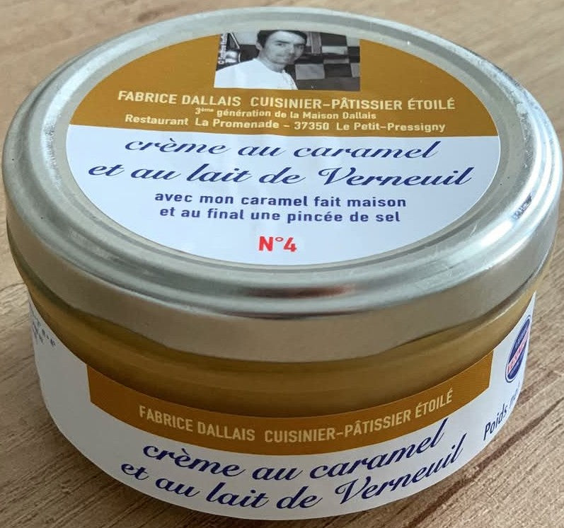 Crème caramel et lait Verneuil(125g)