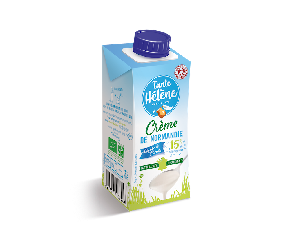 Crème légère de Normandie 15% BIO (20cl)