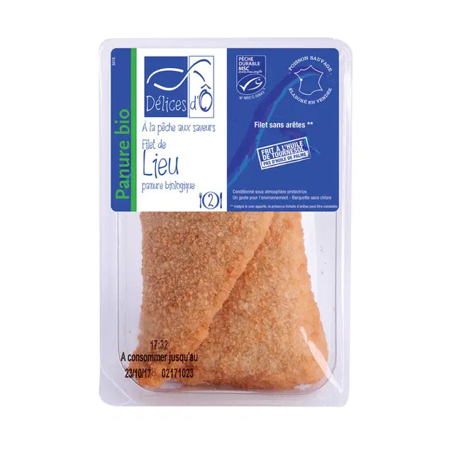 Filet de Lieu Pané Certifié MSC x2 (200g)