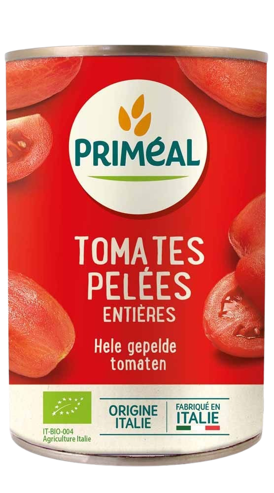 Conserve de tomates pelées Bio 400g