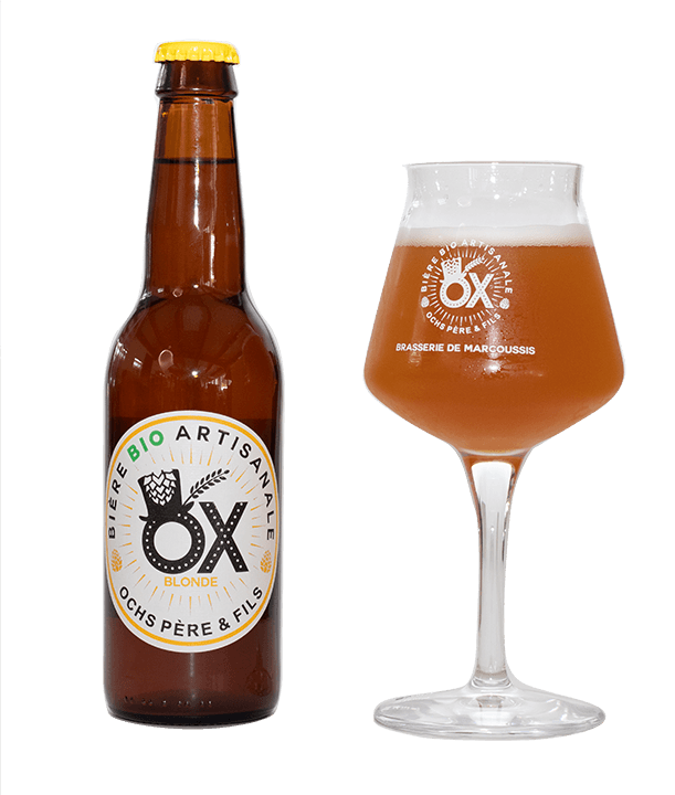 Bière blonde BIO - OX - 33cl