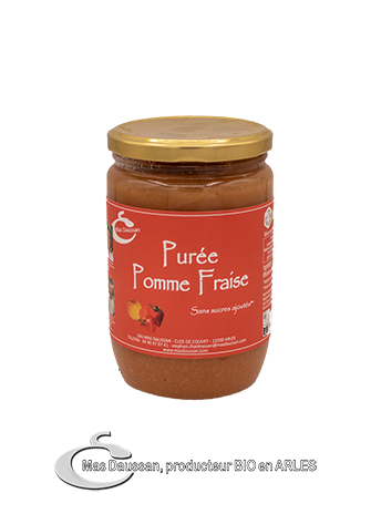 Purée de pomme fraise Masdaussan