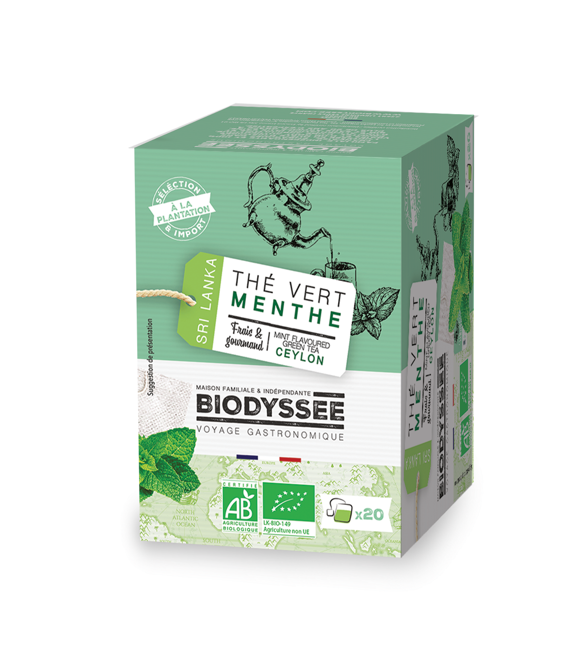 Thé vert menthe x20 sachets