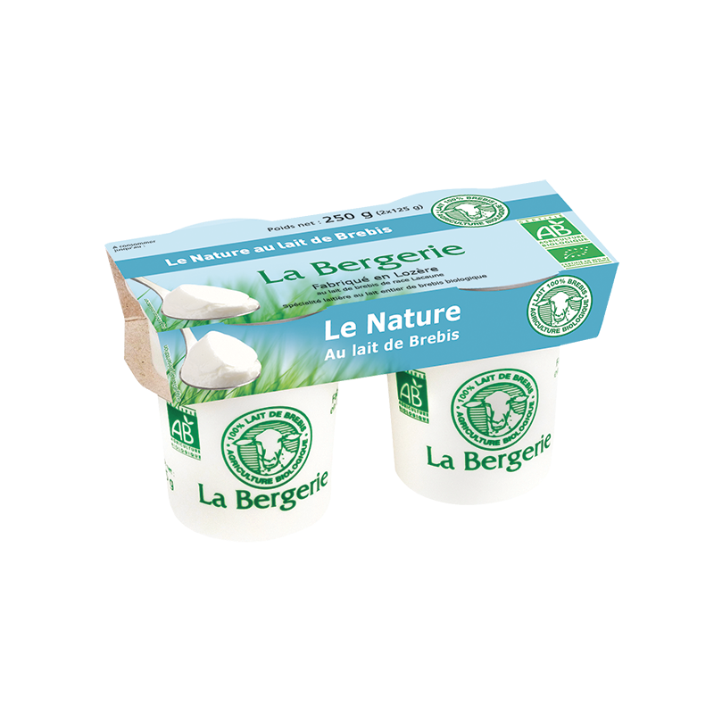 Yaourt au lait de brebis Nature x2