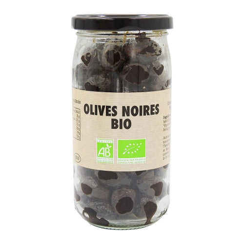 Olives noires- 370g Bio