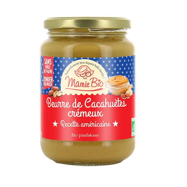 Beurre de cacahuètes crémeux - 350g Bio