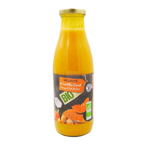 Velouté de lentilles curry coco BIO btl 74cl