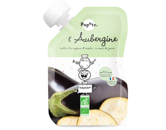 Gourde Aubergine - 120 g - Dès 4/6 mois