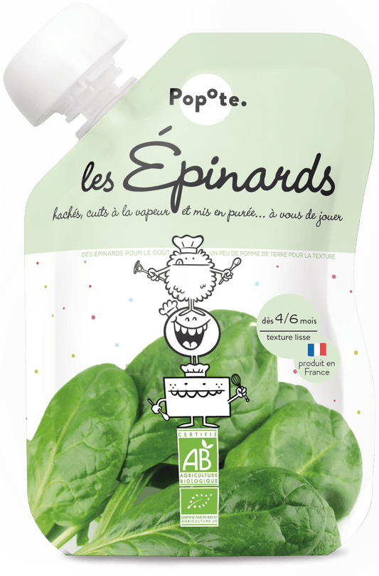 Gourde Épinards Bio - 120 g - Dès 4/6 mois