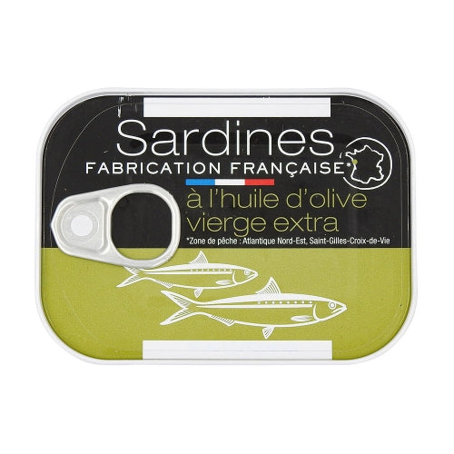 Sardines françaises à l'huile d'olive -135g