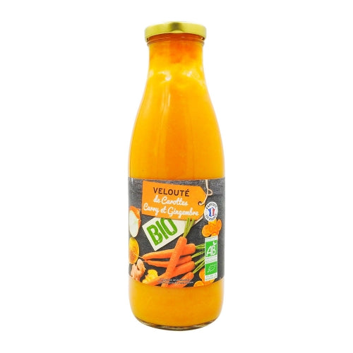 Velouté de carottes curry et gingembre BIO 73cl