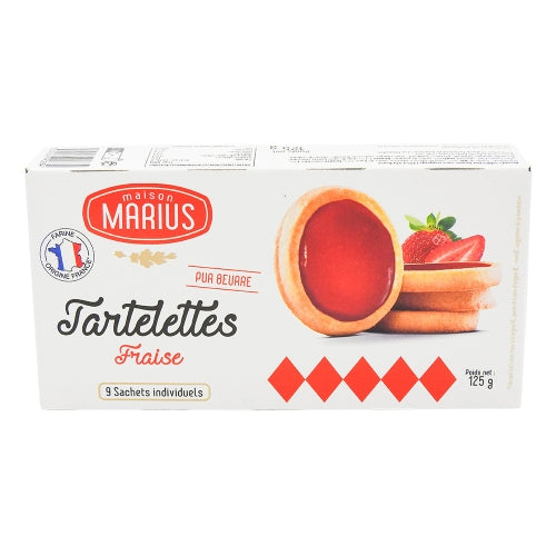 Tartelettes à la fraise Maison Marius 125g