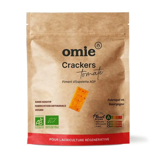 Crackers tomate et piment d'Espelette AOP BIO - 100g