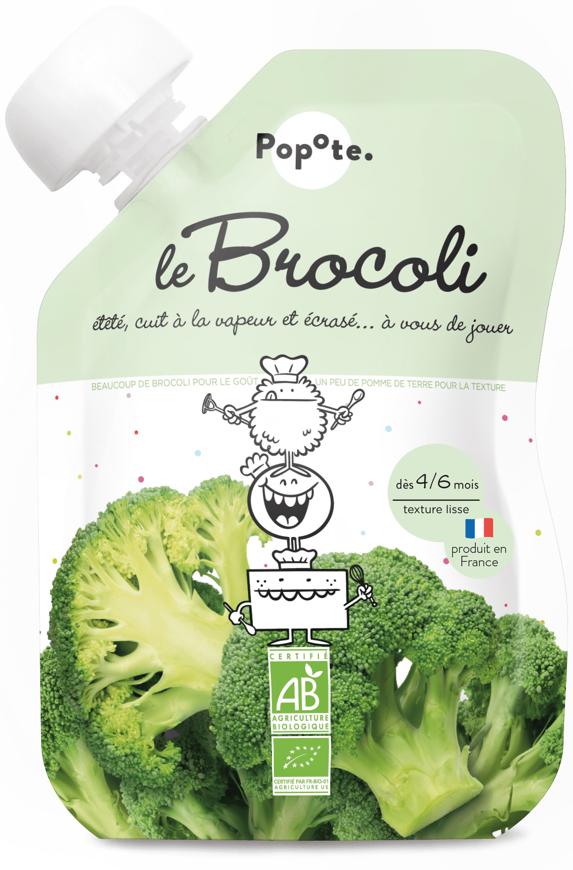 Gourde Brocolis Bio - 120 g - Dès 4/6 mois