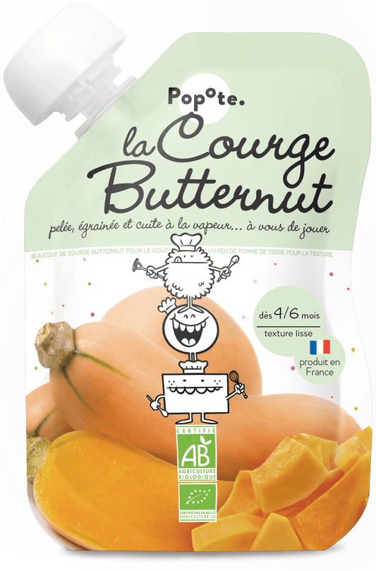 Gourde Courge Butternut Bio - 120 g - Dès 4/6 mois