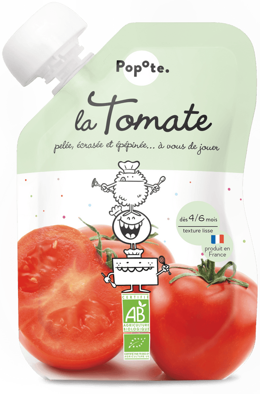 Gourde Tomates Bio - 120 g - Dès 4/6 mois