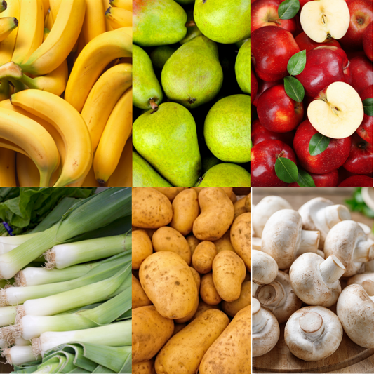 Panier de fruits et légumes classique