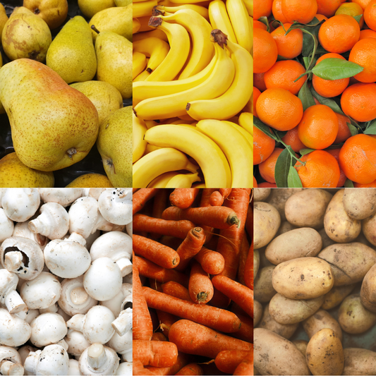 Panier de fruits et légumes classique