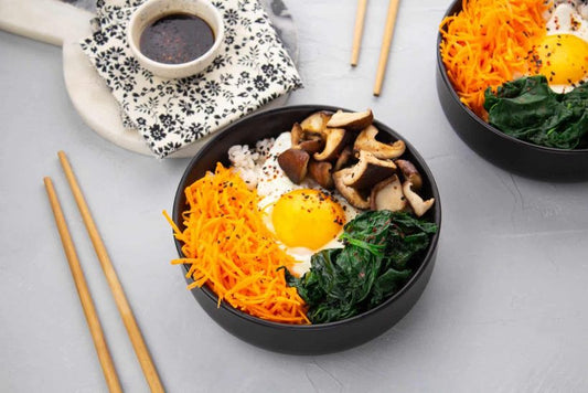 Bibimbap Coréen aux Shiitakés Poêlés