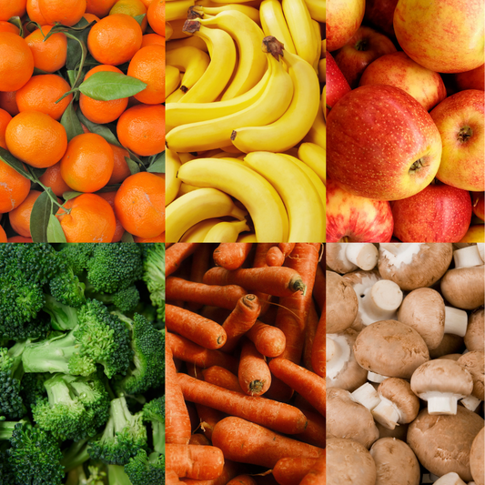 Panier de fruits et légumes classique