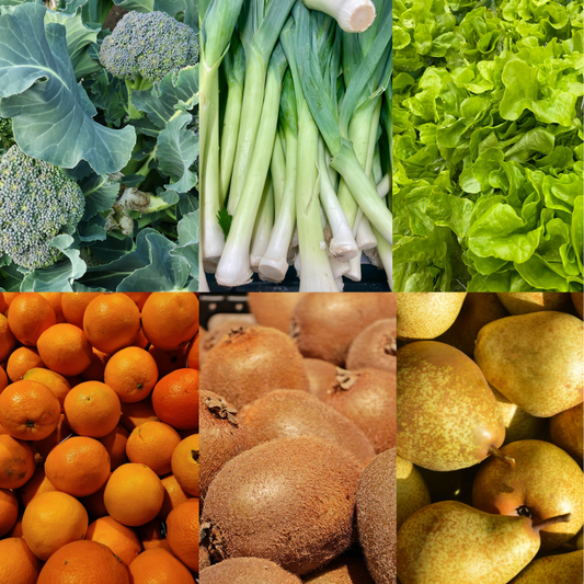 Panier de fruits et légumes classique