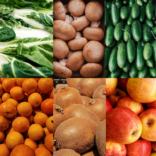 Panier de fruits et légumes classique