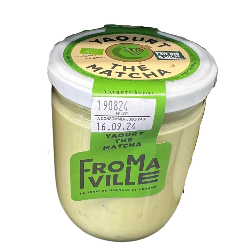 Yaourt thé matcha Fromaville