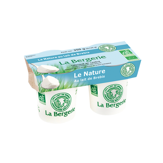 Yaourt au lait de brebis Nature x2